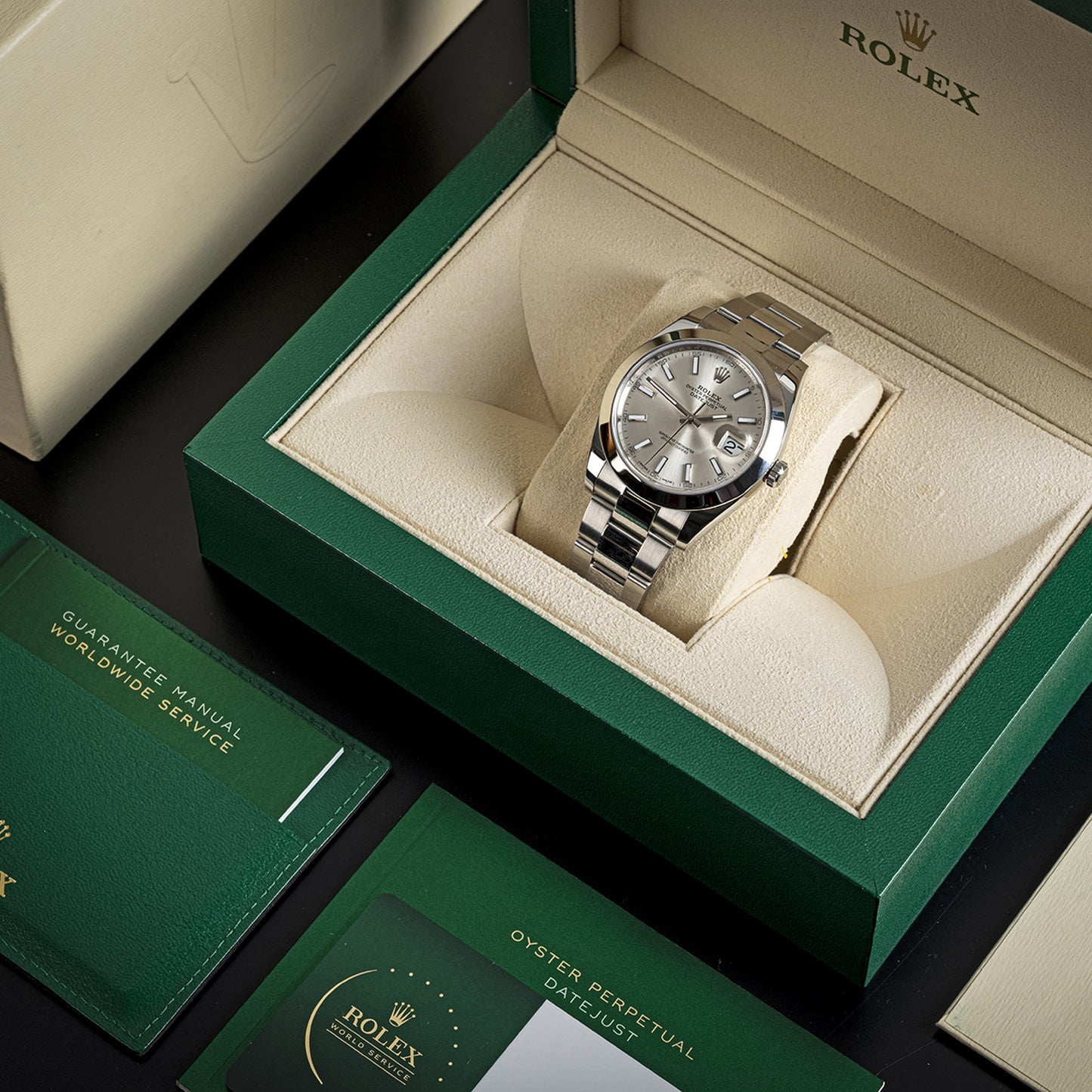 Rolex Datejust Silver Women's Watch