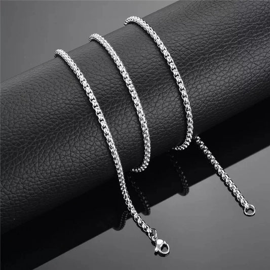 Silver Box Chain