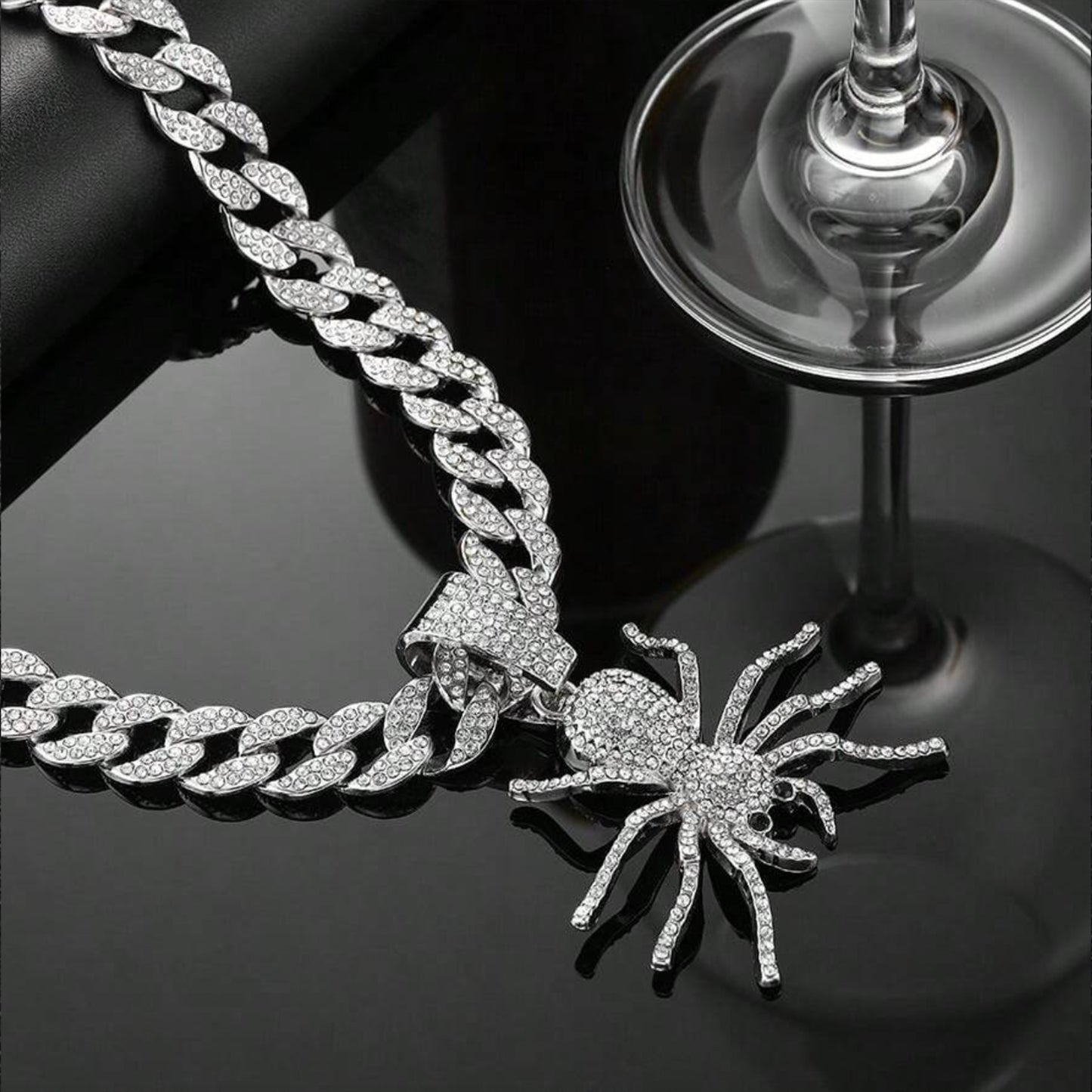 Iced Out Spider Set