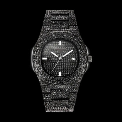 Premium Silver Iced out Watch