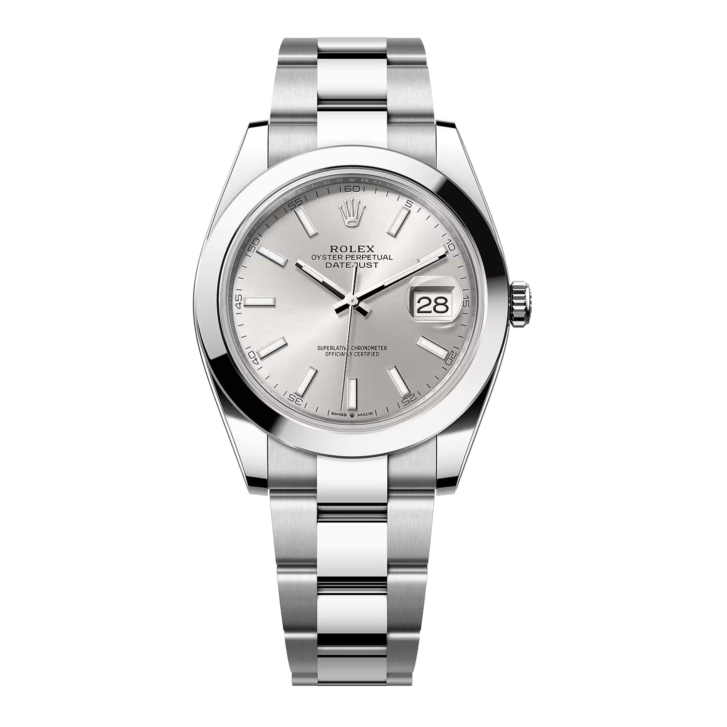 Rolex Datejust Silver Women's Watch