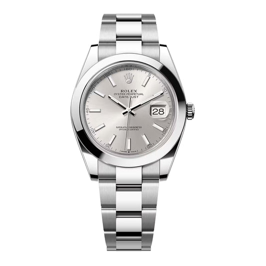 Rolex Datejust Silver Women's Watch