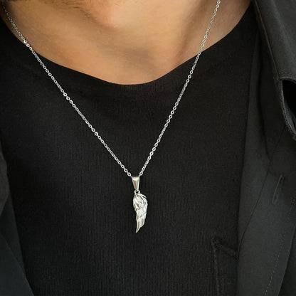 Angel Wing Silver Pendant