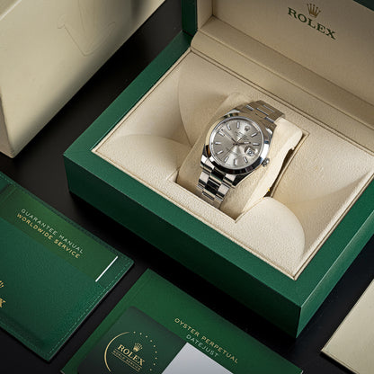 Rolex Datejust Silver Women's Watch
