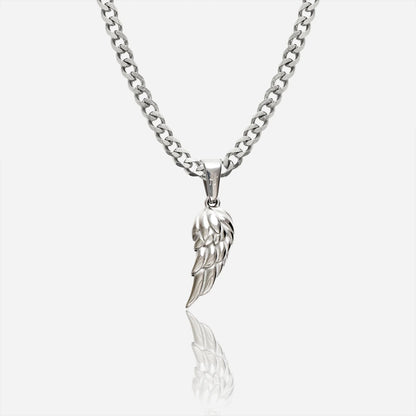 Angel Wing Silver Pendant