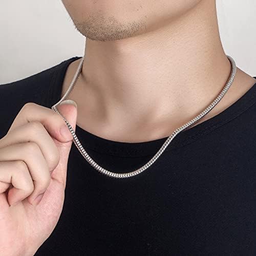 Silver Italian Round Snake Chain