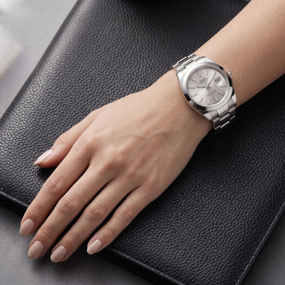 Rolex Datejust Silver Women's Watch