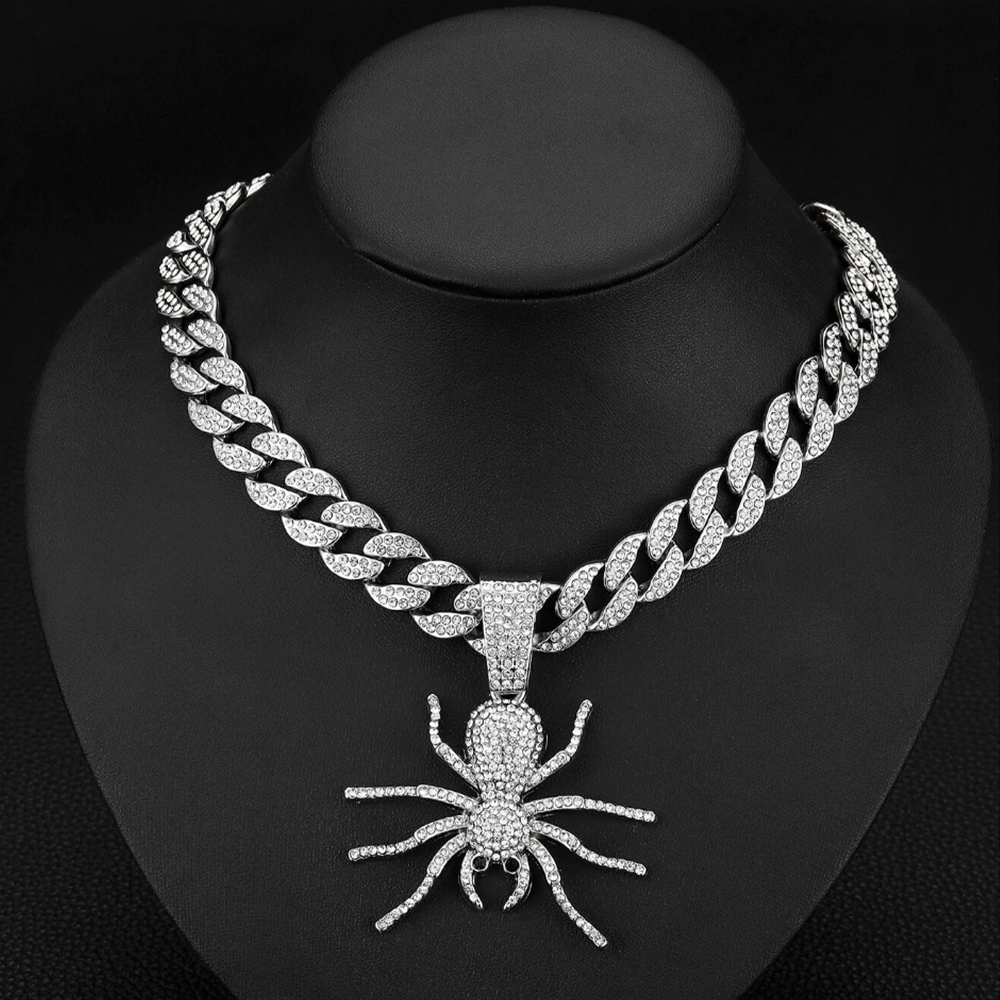 Iced Out Spider Set