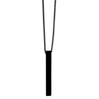 Gold Bar Pendant With Sleek Chain