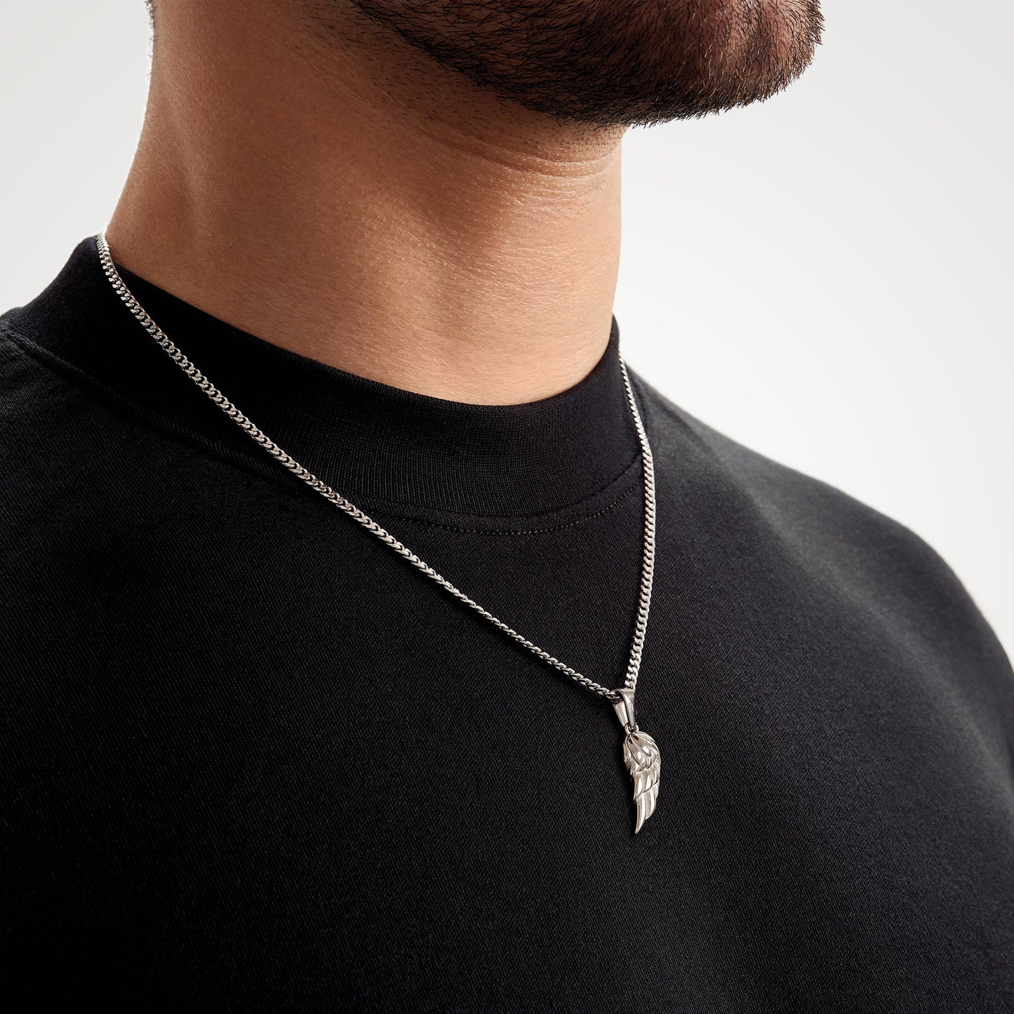 Angel Wing Silver Pendant