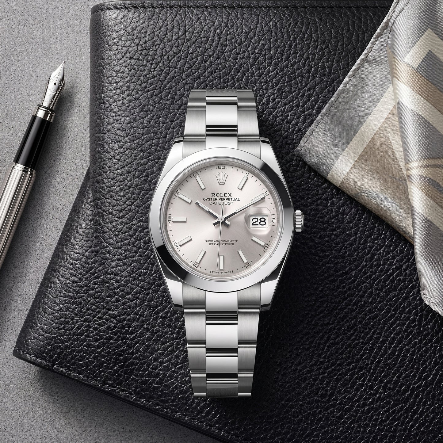 Rolex Datejust Silver Women's Watch